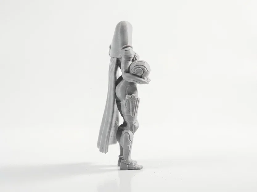 Mô hình tượng nữ Cyborg phong cách Sci-Fi in 3D - Image 3