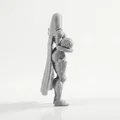 Mô hình tượng nữ Cyborg phong cách Sci-Fi in 3D - Thumbnail 3