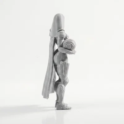 Mô hình tượng nữ Cyborg phong cách Sci-Fi in 3D