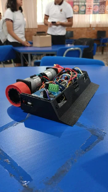 SumoBot BOLIGRAFO FELIZ - Khung Robot Sumo Tự Hành - Image 1