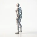 Mô hình Cyborg Lady - Tượng nữ chiến binh Sci-Fi in 3D - Thumbnail 4