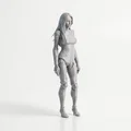 Mô hình 3D Nữ Chiến Binh Cyborg Tương Lai Có Thể In Ấn - Thumbnail 2