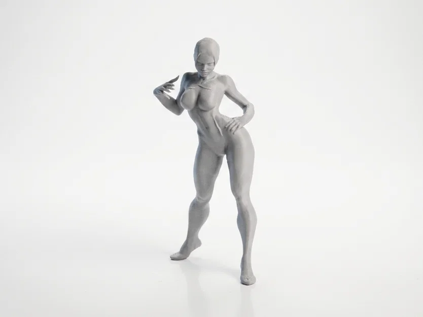Mô hình 3D vũ công nữ thanh thoát có thể in được - Image 1