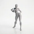 Mô hình 3D vũ công nữ thanh thoát có thể in được - Thumbnail 1