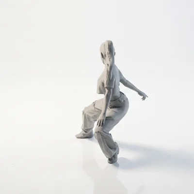 Mô hình 3D vũ công nữ tạo dáng ấn tượng (Dancer 2)