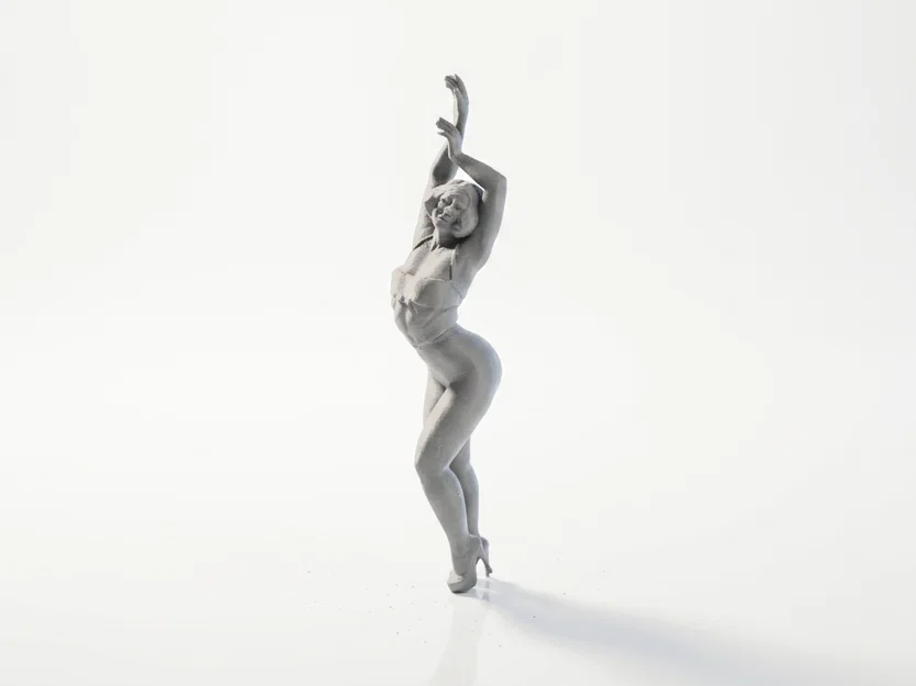 Mô hình 3D Nữ Vũ Công Duyên Dáng (Graceful Dancer Figurine) - Image 1
