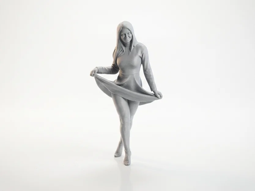 Mô hình 3D vũ công nữ thanh lịch - Dancer Figurine - Image 1