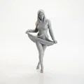 Mô hình 3D vũ công nữ thanh lịch - Dancer Figurine - Thumbnail 1