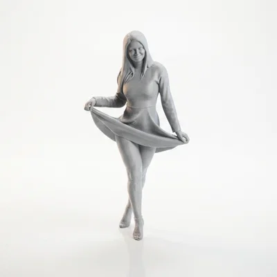 Mô hình 3D vũ công nữ thanh lịch - Dancer Figurine