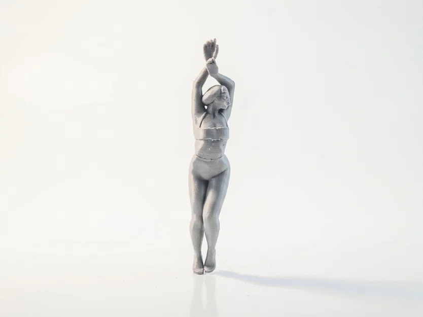 Mô hình 3D Nữ Vũ Công Duyên Dáng (Graceful Dancer Figurine) - Image 2