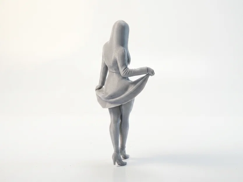 Mô hình 3D vũ công nữ thanh lịch - Dancer Figurine - Image 3