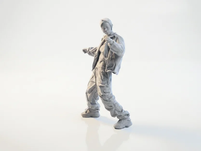 Mô Hình Tượng Nữ Vũ Công 3D Tuyệt Đẹp Có Thể In Được - Image 1