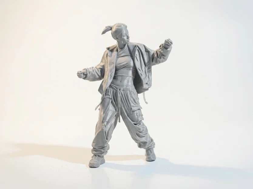 Mô Hình Tượng Nữ Vũ Công 3D Tuyệt Đẹp Có Thể In Được - Image 2