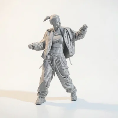 Mô Hình Tượng Nữ Vũ Công 3D Tuyệt Đẹp Có Thể In Được