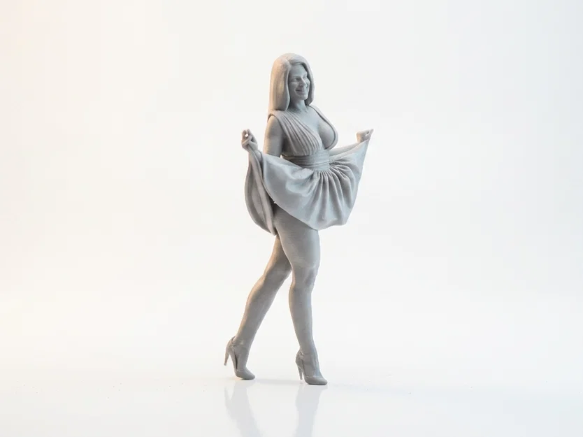 Mô hình 3D vũ công nữ thanh thoát - Dancer Figurine - Image 2