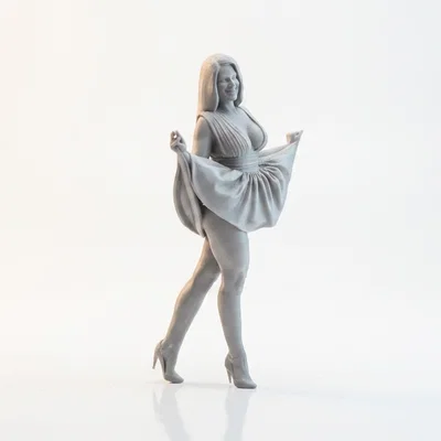 Mô hình 3D vũ công nữ thanh thoát - Dancer Figurine