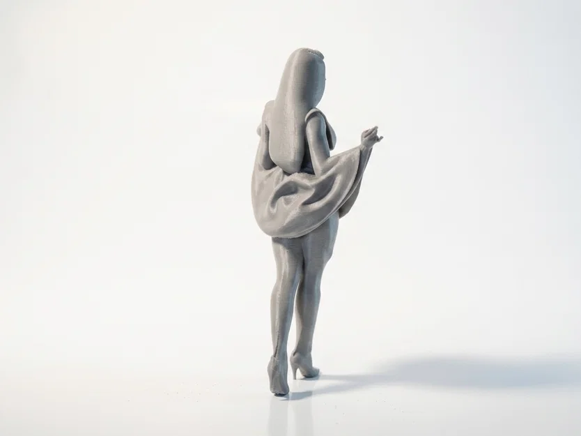 Mô hình 3D vũ công nữ thanh thoát - Dancer Figurine - Image 3