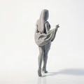 Mô hình 3D vũ công nữ thanh thoát - Dancer Figurine - Thumbnail 3