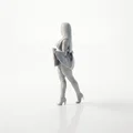 Mô hình 3D vũ công nữ thanh thoát - Dancer Figurine - Thumbnail 4