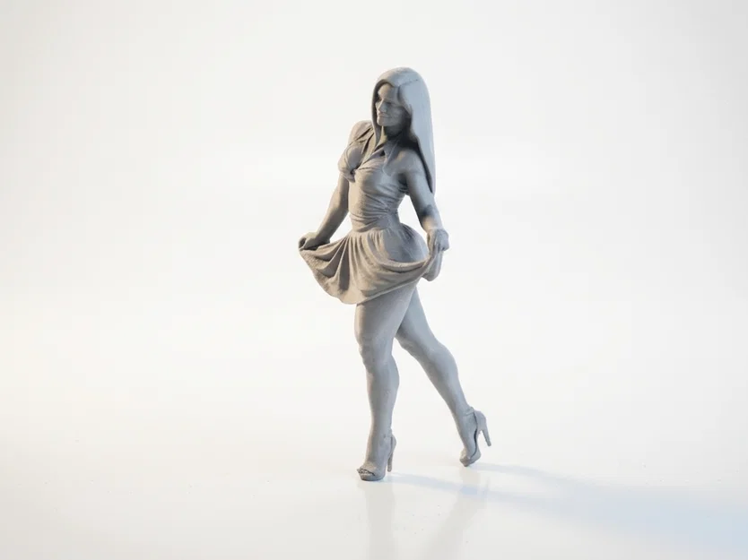 Mô hình tượng vũ công nữ 3D - Dancer Figurine - Image 1