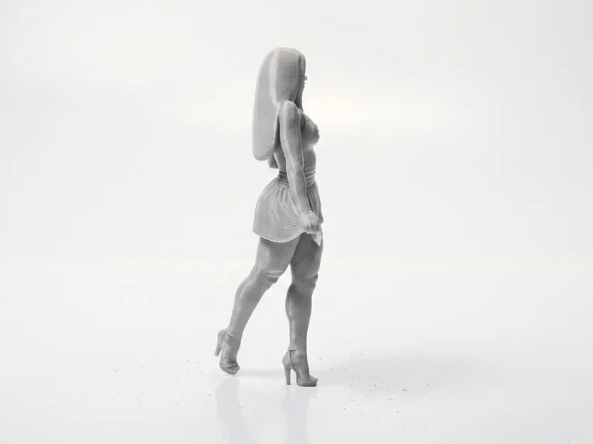 Mô hình tượng vũ công nữ 3D - Dancer Figurine - Image 3