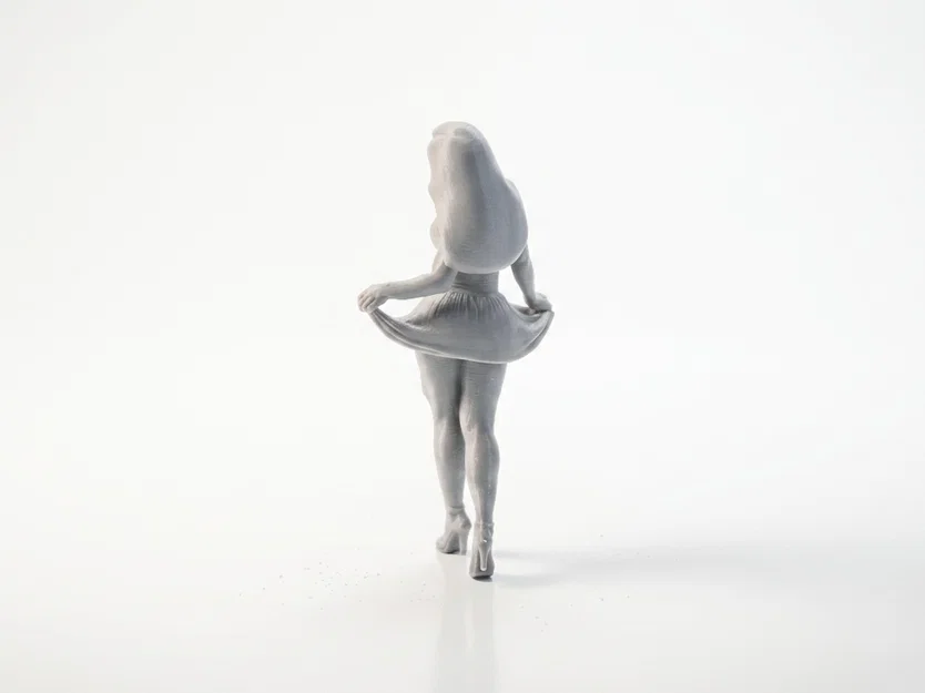 Mô hình tượng vũ công nữ 3D - Dancer Figurine - Image 4
