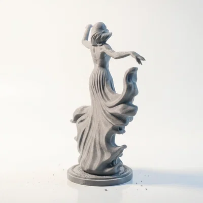 Mô hình in 3D tượng nữ vũ công sang trọng