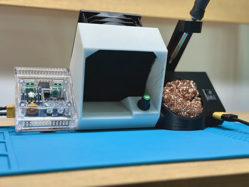 Tiny e-Lab Remix kèm hệ thống hút khói HEPA và XH-M609 - Image 1