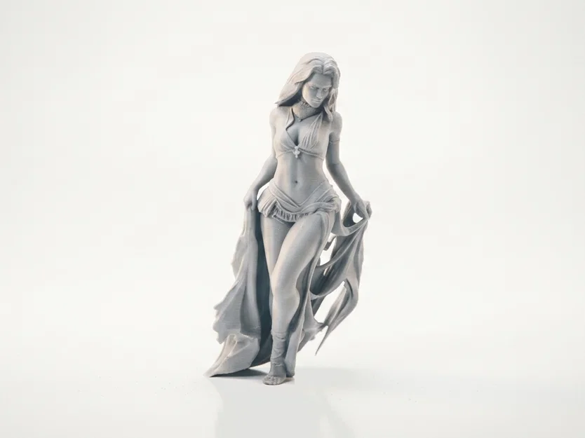 Mô hình tượng vũ công nữ 3D - Dancing Lady Figurine - Image 2