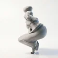 Tượng Nữ Vũ Công Tinh Tế - Mô Hình In 3D Độc Đáo - Thumbnail 3