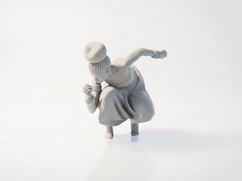 Tượng Nữ Vũ Công Tinh Tế - Mô Hình In 3D Độc Đáo - Image 4