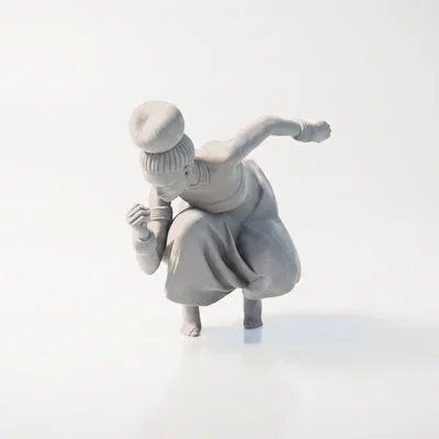 Tượng Nữ Vũ Công Tinh Tế - Mô Hình In 3D Độc Đáo