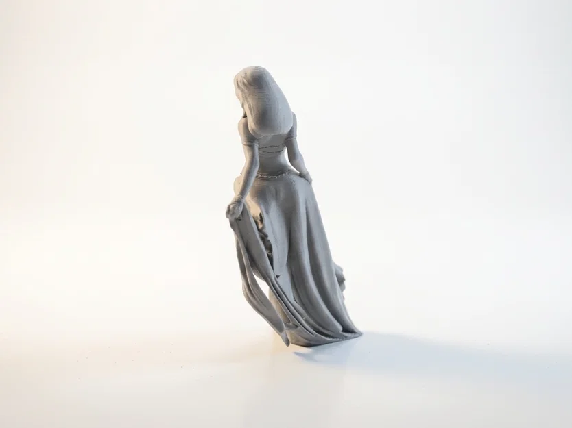 Mô hình tượng vũ công nữ 3D - Dancing Lady Figurine - Image 4