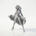 Mô hình 3D Nữ Vũ Công Dancing Queen - File STL in 3D - Thumbnail 1