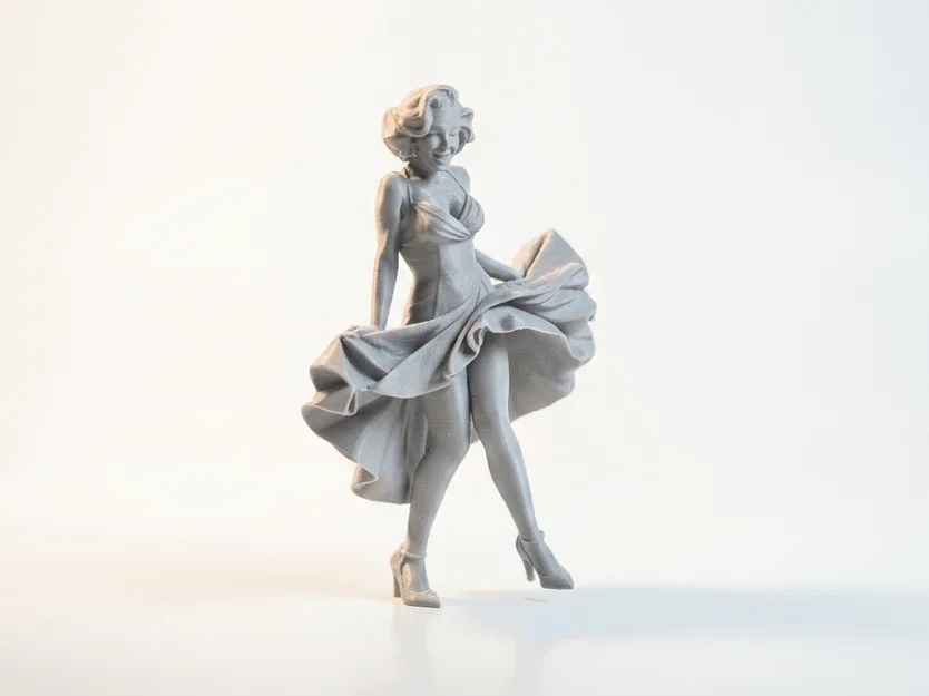 Mô hình 3D Dancing Queen - Tượng nữ nghệ sĩ sang trọng có thể in 3D - Image 2
