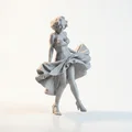 Mô hình 3D Dancing Queen - Tượng nữ nghệ sĩ sang trọng có thể in 3D - Thumbnail 2