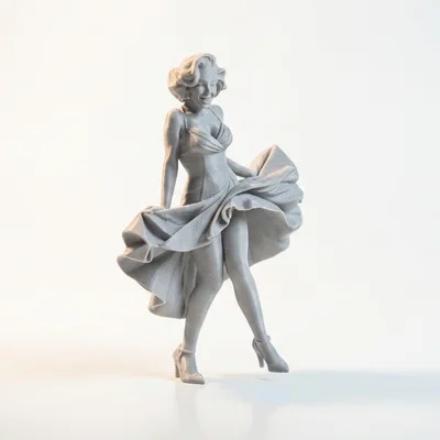 Mô hình 3D Dancing Queen - Tượng nữ nghệ sĩ sang trọng có thể in 3D