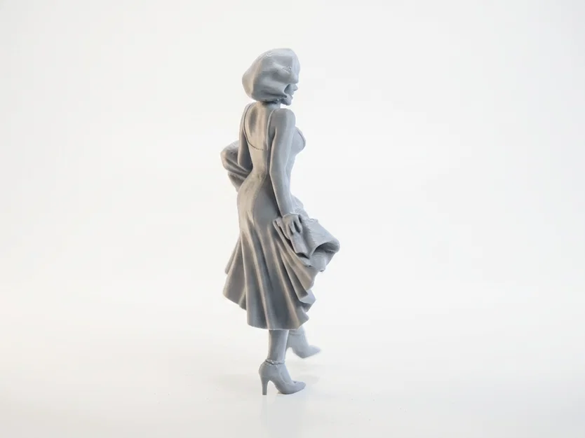 Mô hình 3D Dancing Queen - Tượng nữ nghệ sĩ sang trọng có thể in 3D - Image 3