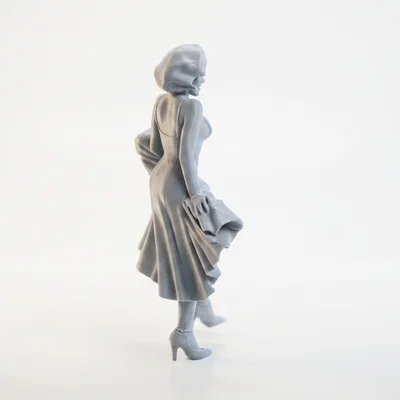 Mô hình 3D Dancing Queen - Tượng nữ nghệ sĩ sang trọng có thể in 3D