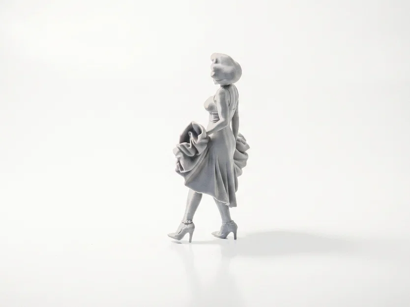 Mô hình 3D Dancing Queen - Tượng nữ nghệ sĩ sang trọng có thể in 3D - Image 4
