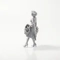 Mô hình 3D Dancing Queen - Tượng nữ nghệ sĩ sang trọng có thể in 3D - Thumbnail 4