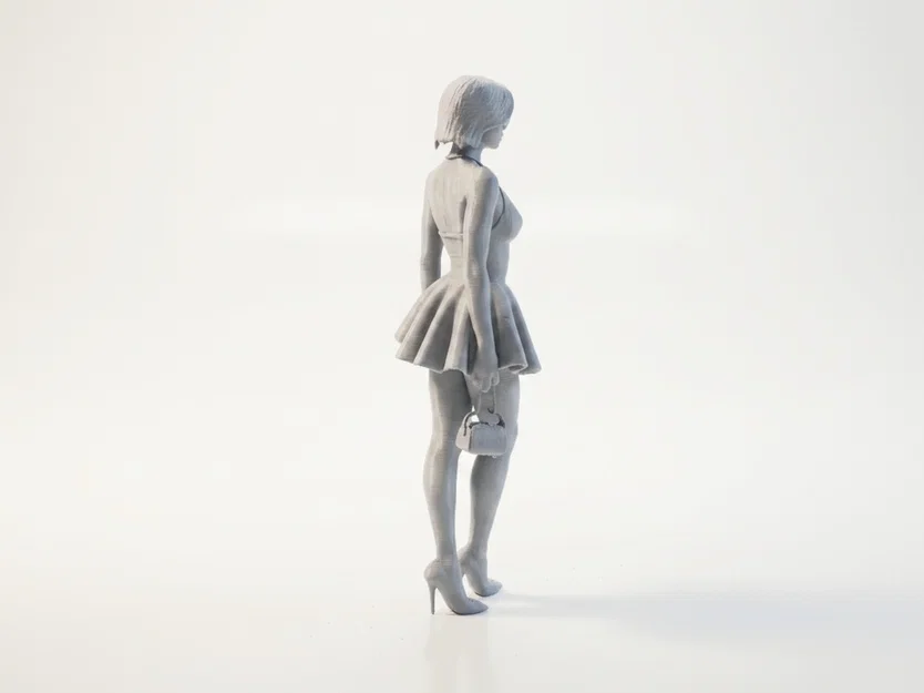 Mô hình tượng nữ Datenight Girl - File in 3D nghệ thuật - Image 3