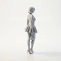 Mô hình tượng nữ Datenight Girl - File in 3D nghệ thuật - Thumbnail 3