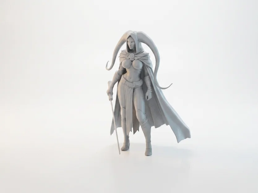 Mô hình 3D Nữ Chiến Binh Dark Sword Lady Fantasy Warrior - Image 1