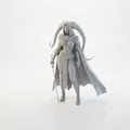 Mô hình 3D Nữ Chiến Binh Dark Sword Lady Fantasy Warrior - Thumbnail 1