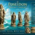Poseidon King – Quân cờ vua giả tưởng Poseidon - Thumbnail 1