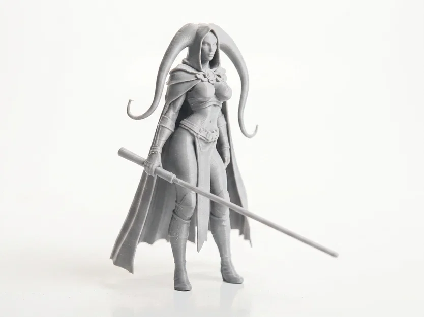 Mô hình 3D Nữ Chiến Binh Dark Sword Lady Fantasy Warrior - Image 2
