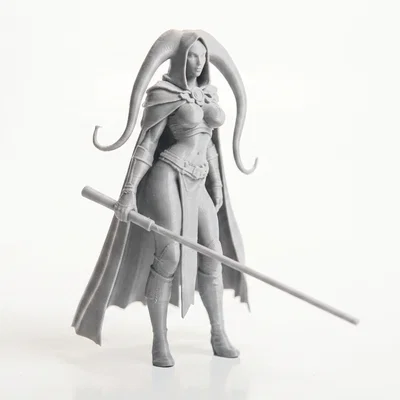 Mô hình 3D Nữ Chiến Binh Dark Sword Lady Fantasy Warrior