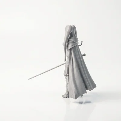 Mô hình 3D Nữ Chiến Binh Dark Sword Lady Fantasy Warrior