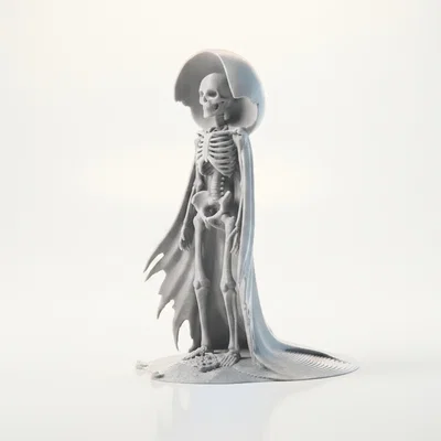 Mô hình cô dâu ma Gothic - Tượng nhân vật nữ in 3D